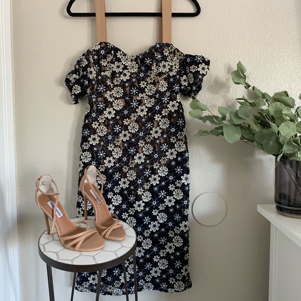 LOVERS + Friends bodysuit floral dress